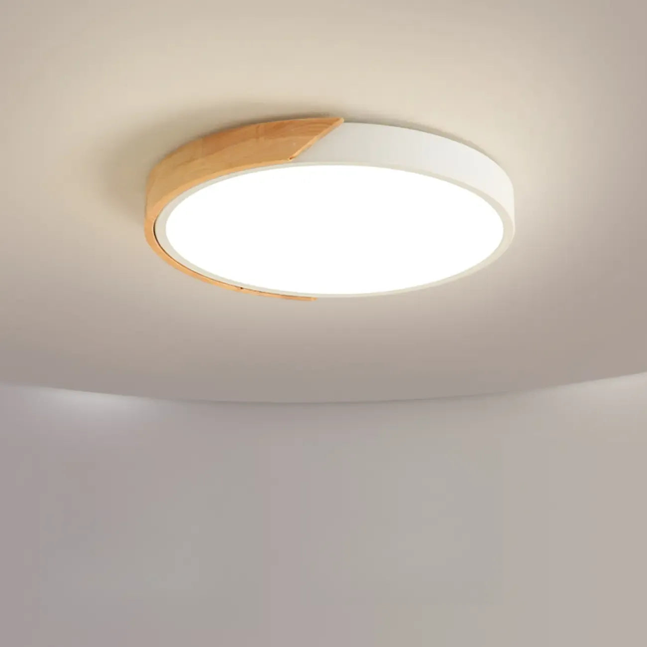 2Modern Circular Flush Ceiling Light for Residential Use