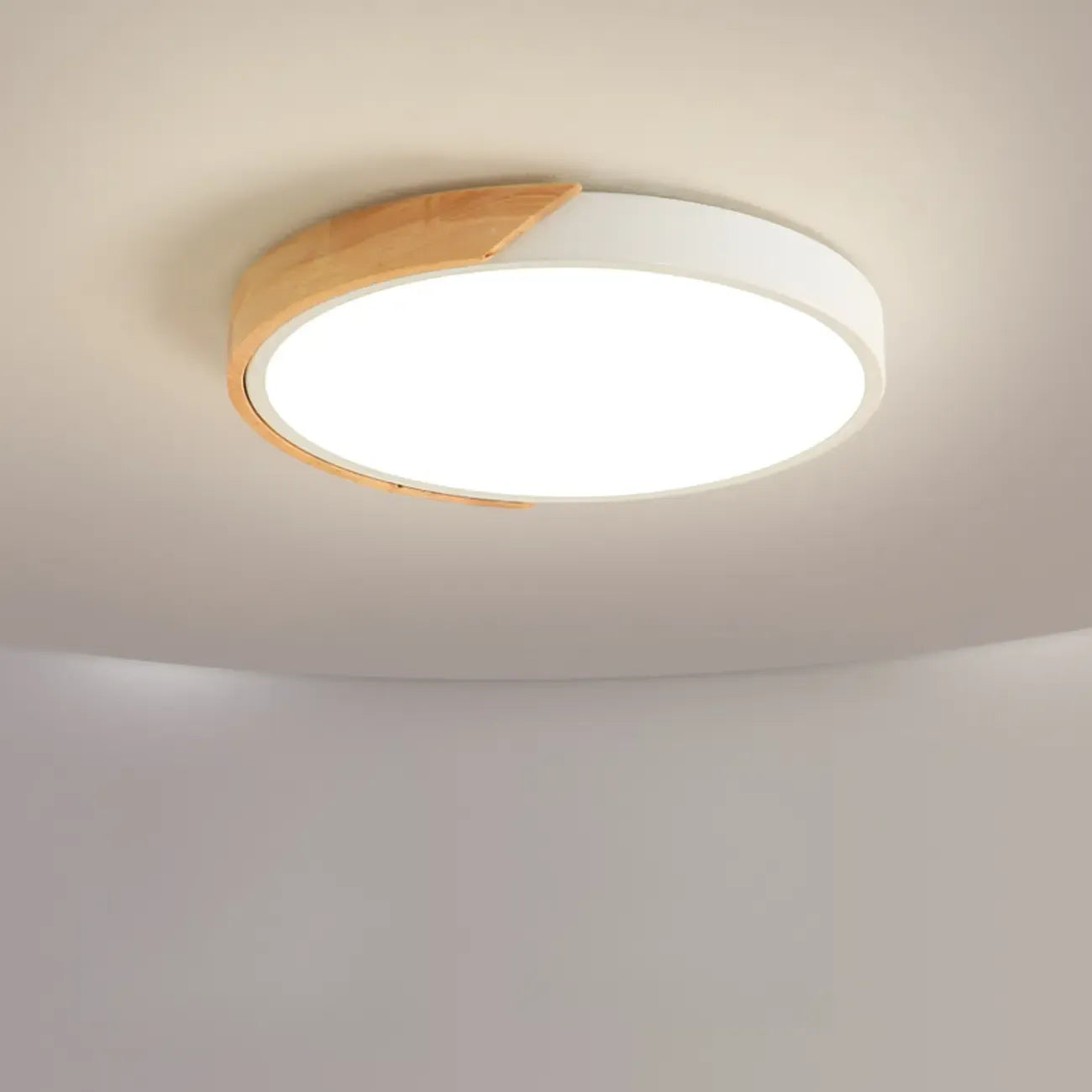 2Modern Circular Flush Ceiling Light for Residential Use