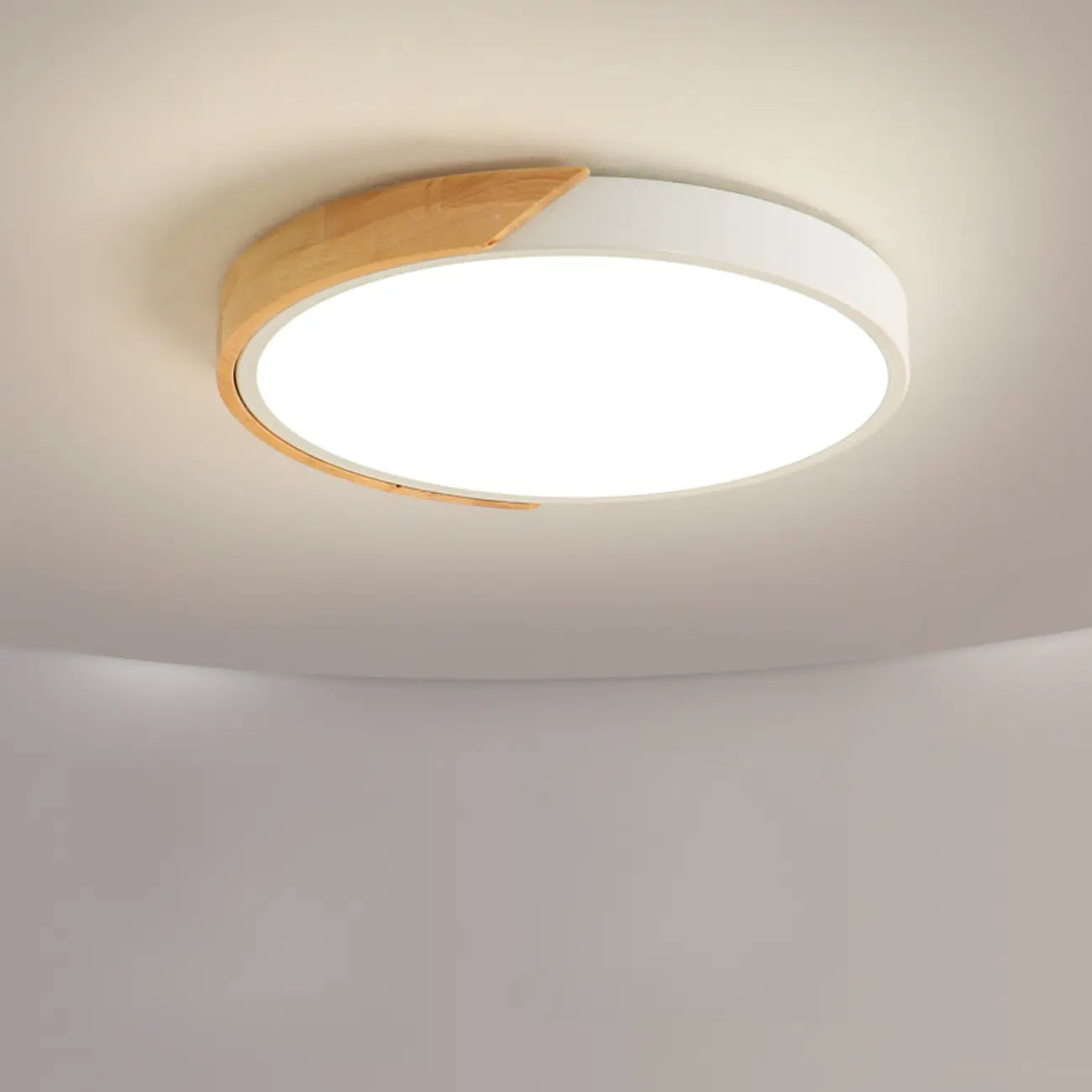 2Modern Circular Flush Ceiling Light for Residential Use