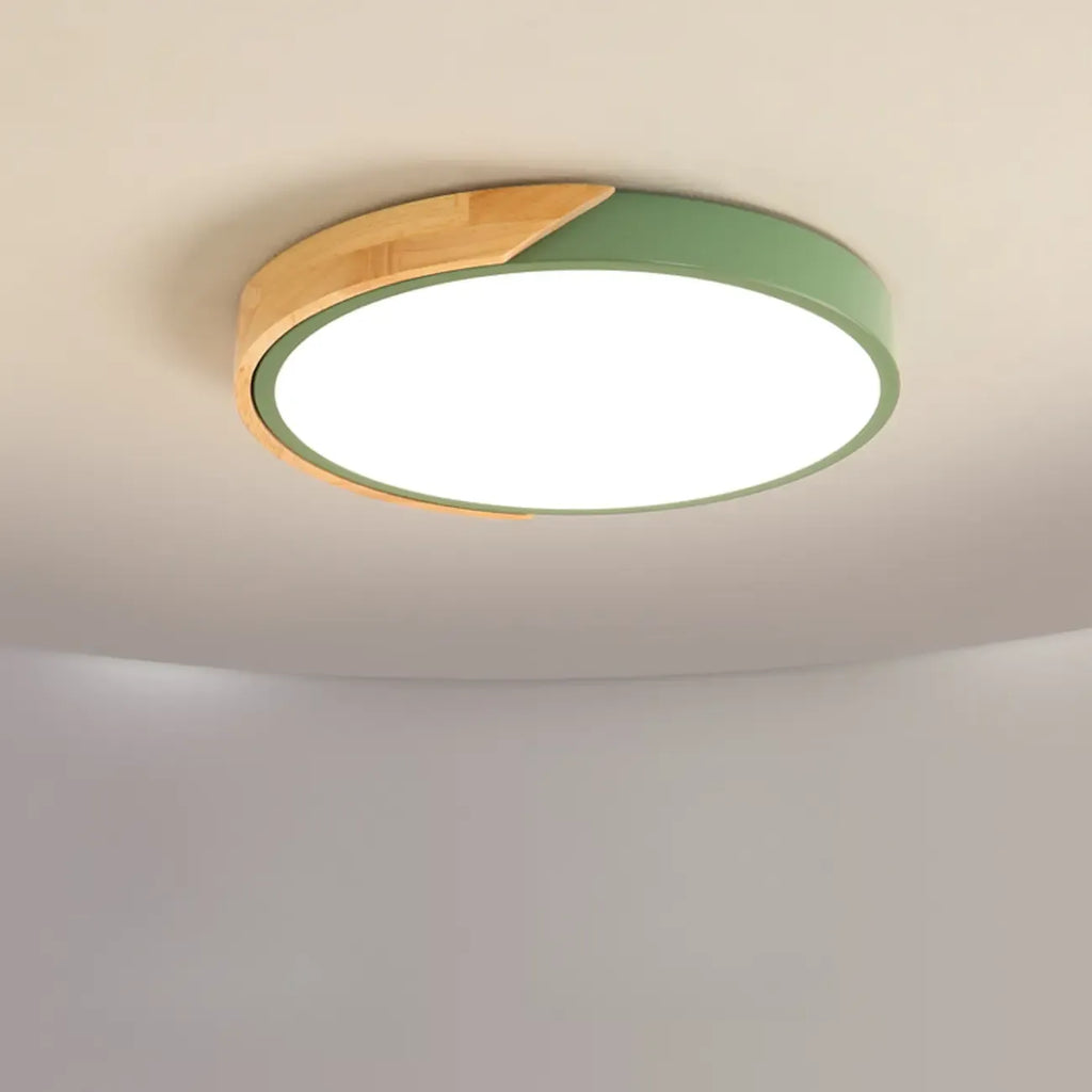 2Modern Circular Flush Ceiling Light for Residential Use