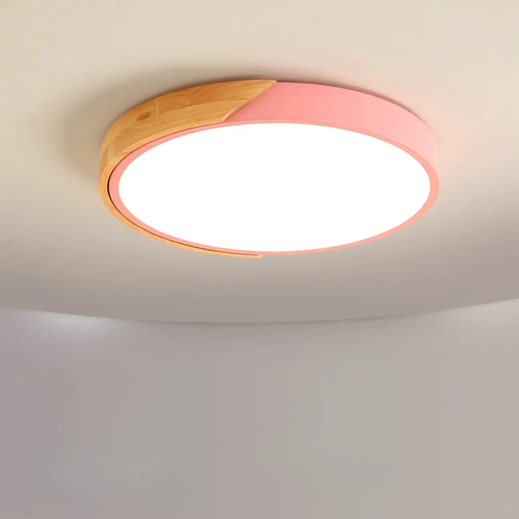 2Modern Circular Flush Ceiling Light for Residential Use