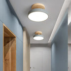 Drum LED Semi-Flush Mount Ceiling Light for Living Room