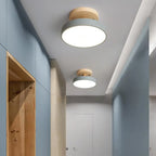 Drum LED Semi-Flush Mount Ceiling Light for Living Room
