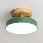 Drum LED Semi-Flush Mount Ceiling Light for Living Room