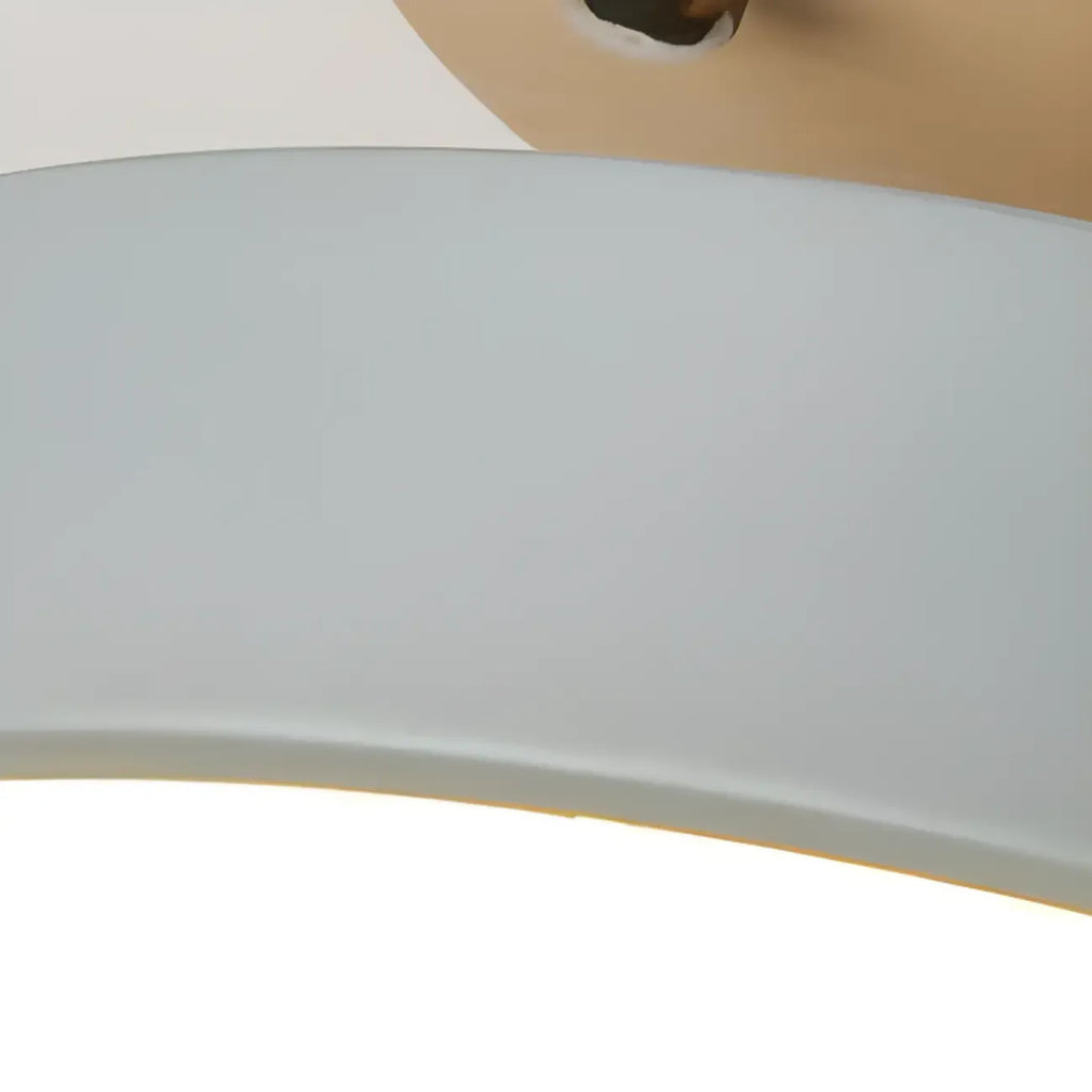 Drum LED Semi-Flush Mount Ceiling Light for Living Room