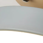 Drum LED Semi-Flush Mount Ceiling Light for Living Room
