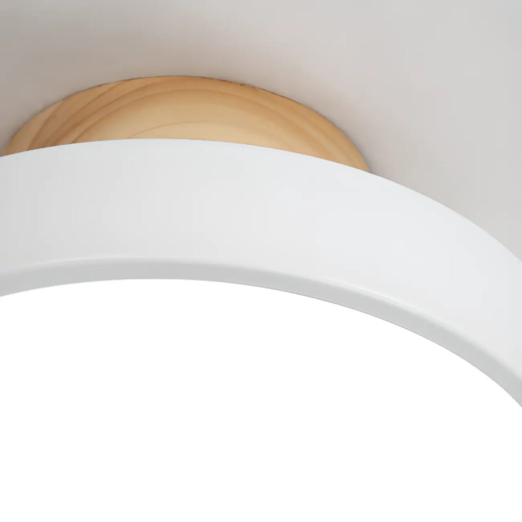 Drum LED Semi-Flush Mount Ceiling Light for Living Room