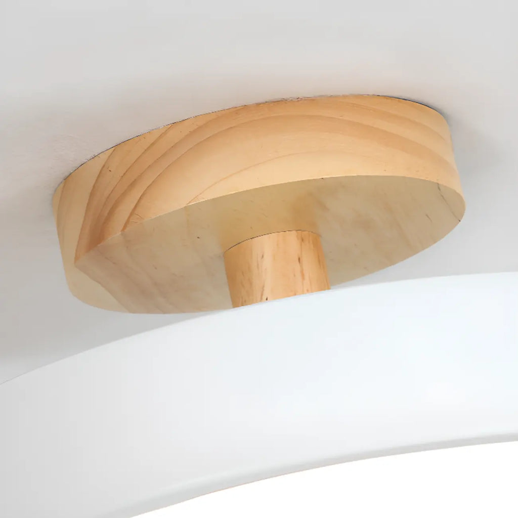 Drum LED Semi-Flush Mount Ceiling Light for Living Room