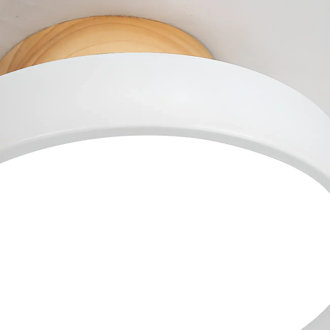 Drum LED Semi-Flush Mount Ceiling Light for Living Room