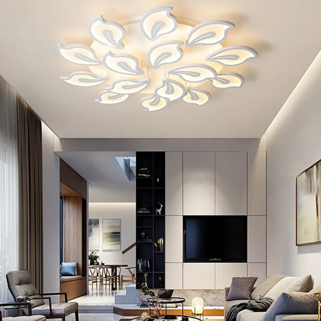 Elegant Flush Mount LED Ceiling Light for Indoor Use