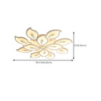 Elegant Flush Mount LED Ceiling Light for Indoor Use