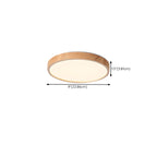 Circular Flush Mount Ceiling Light for Residential Spaces