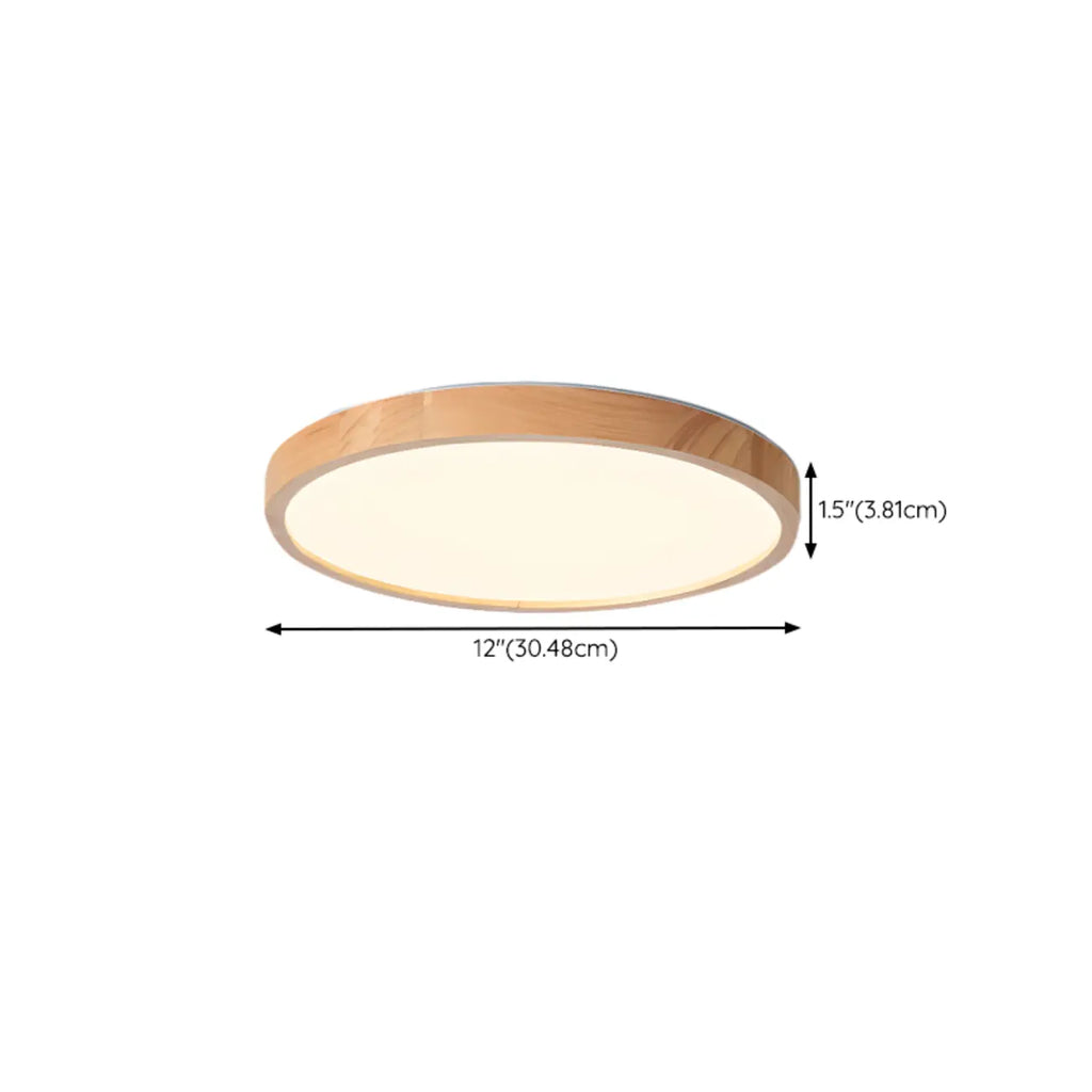 Circular Flush Mount Ceiling Light for Residential Spaces