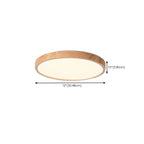 Circular Flush Mount Ceiling Light for Residential Spaces