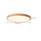 Circular Flush Mount Ceiling Light for Residential Spaces