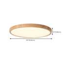Circular Flush Mount Ceiling Light for Residential Spaces