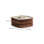 Scandinavian 3 Tiers Tray Top Coffee Table with Storage