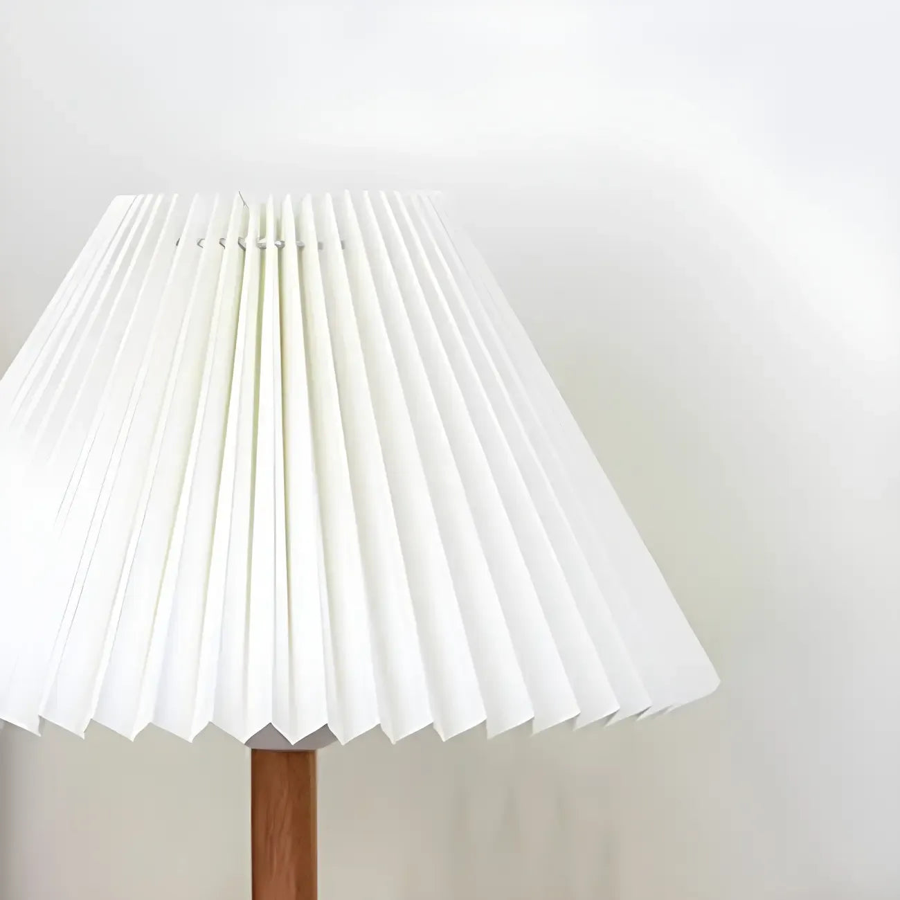 Natural Wood Table Lamp Plug In Electric LED for Bedroom