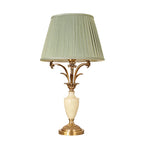 Green Elegant Metal Table Lamp Remote Control for Living Room
