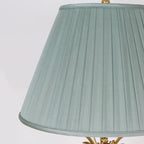 Green Elegant Metal Table Lamp Remote Control for Living Room