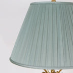 Green Elegant Metal Table Lamp Remote Control for Living Room
