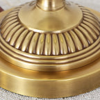 Green Elegant Metal Table Lamp Remote Control for Living Room