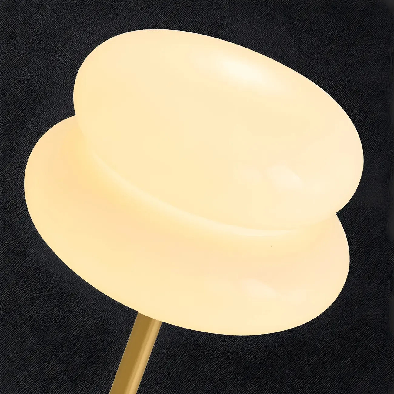 Modern Gold Metal Geometric Glass Table Lamp for Bedroom