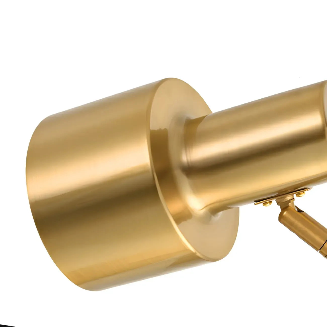 Gold Geometric Table Lamp Plug In Electric for Living Room