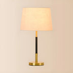 Modern Geometric Gold Table Lamp for Living Room