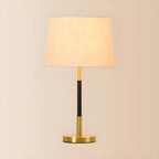 Modern Geometric Gold Table Lamp for Living Room