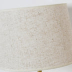 Modern Geometric Gold Table Lamp for Living Room