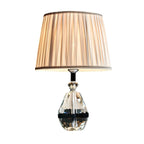 Glamorous Crystal Table Lamp with Geometric Shade for Home