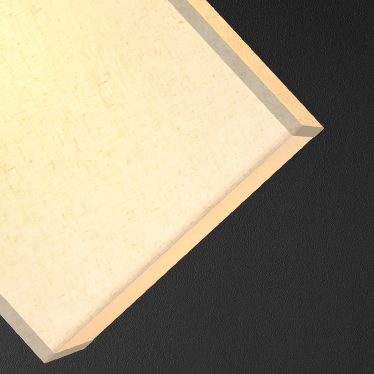 Modern Rectangle Gold Metal Table Lamp for Bedroom