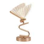 Glamorous Acrylic Butterfly Shape Gold Table Lamp