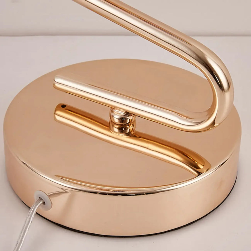 Glamorous Acrylic Butterfly Shape Gold Table Lamp