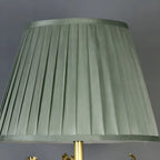 Classic Gold Geometric Table Lamp Plug In Electric for Bedroom