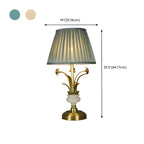 Classic Gold Geometric Table Lamp Plug In Electric for Bedroom