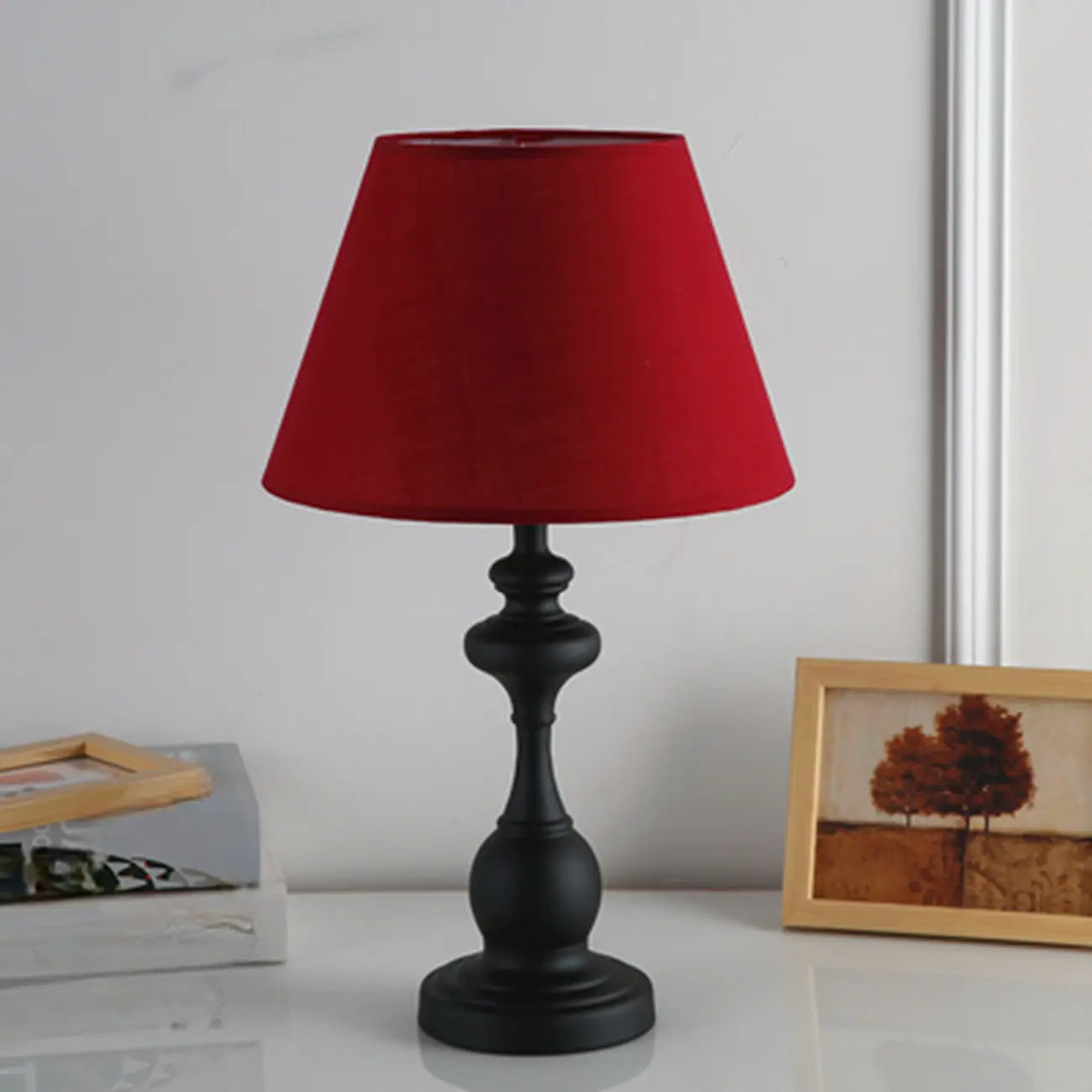 Classic Metal Table Lamp Plug In Electric for Bedroom
