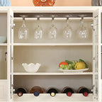 Adjustable Shelves White Solid Wood Storage Display Cabinet
