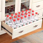 Adjustable Shelves White Solid Wood Storage Display Cabinet