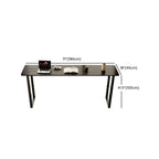 Elegant Black Long Bar Table for Home & Cafe Use