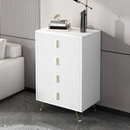 4 Legs Wood Storage Chest with Doors & Drawers for Home
