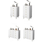 4 Legs Wood Storage Chest with Doors & Drawers for Home