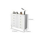 4 Legs Wood Storage Chest with Doors & Drawers for Home