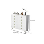 4 Legs Wood Storage Chest with Doors & Drawers for Home