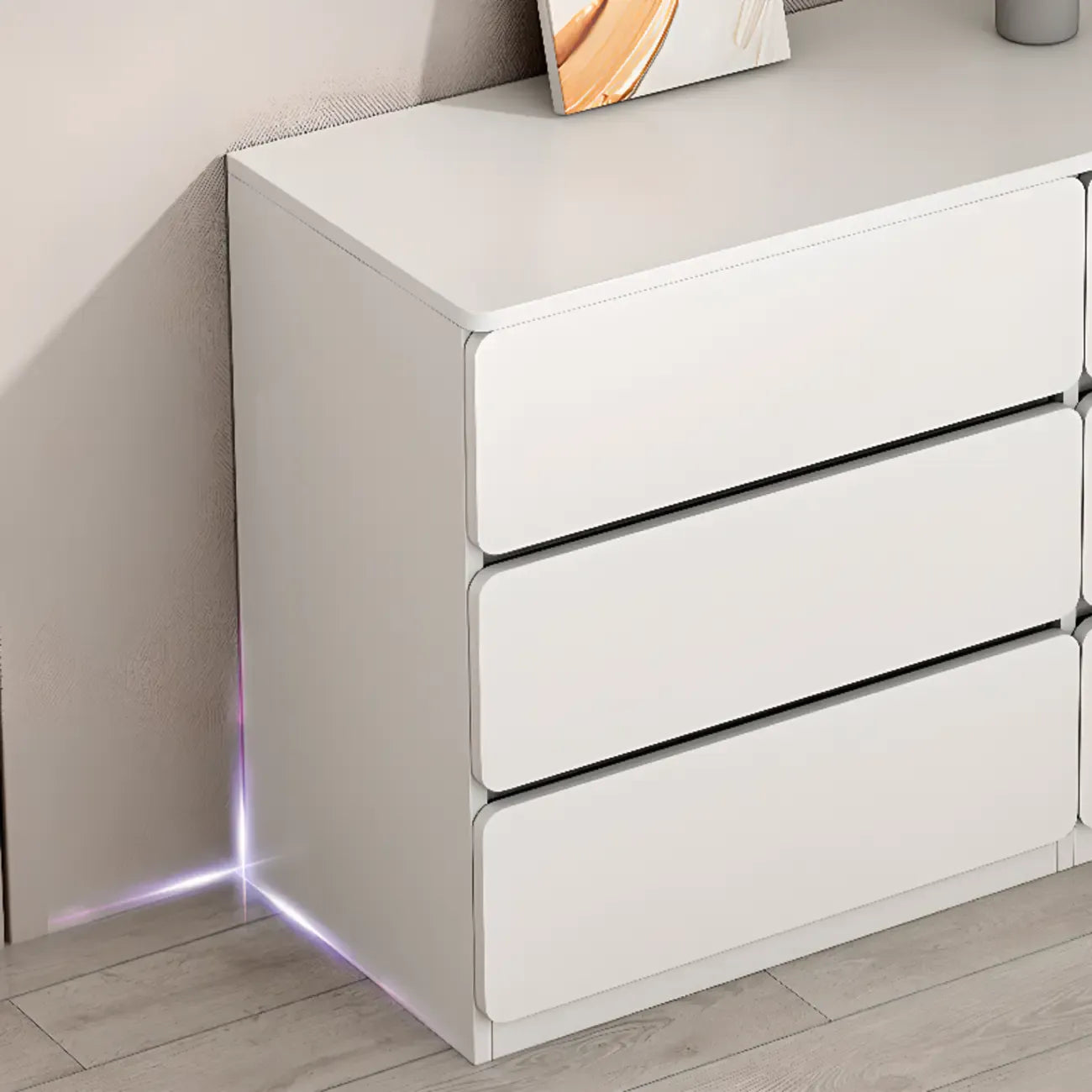 Artistic Rectangle Accent Chests with Free Standing Design