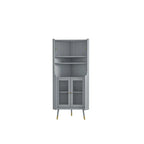 3 Legs Retro Wooden Kitchen Cabinet for Living Room Decor