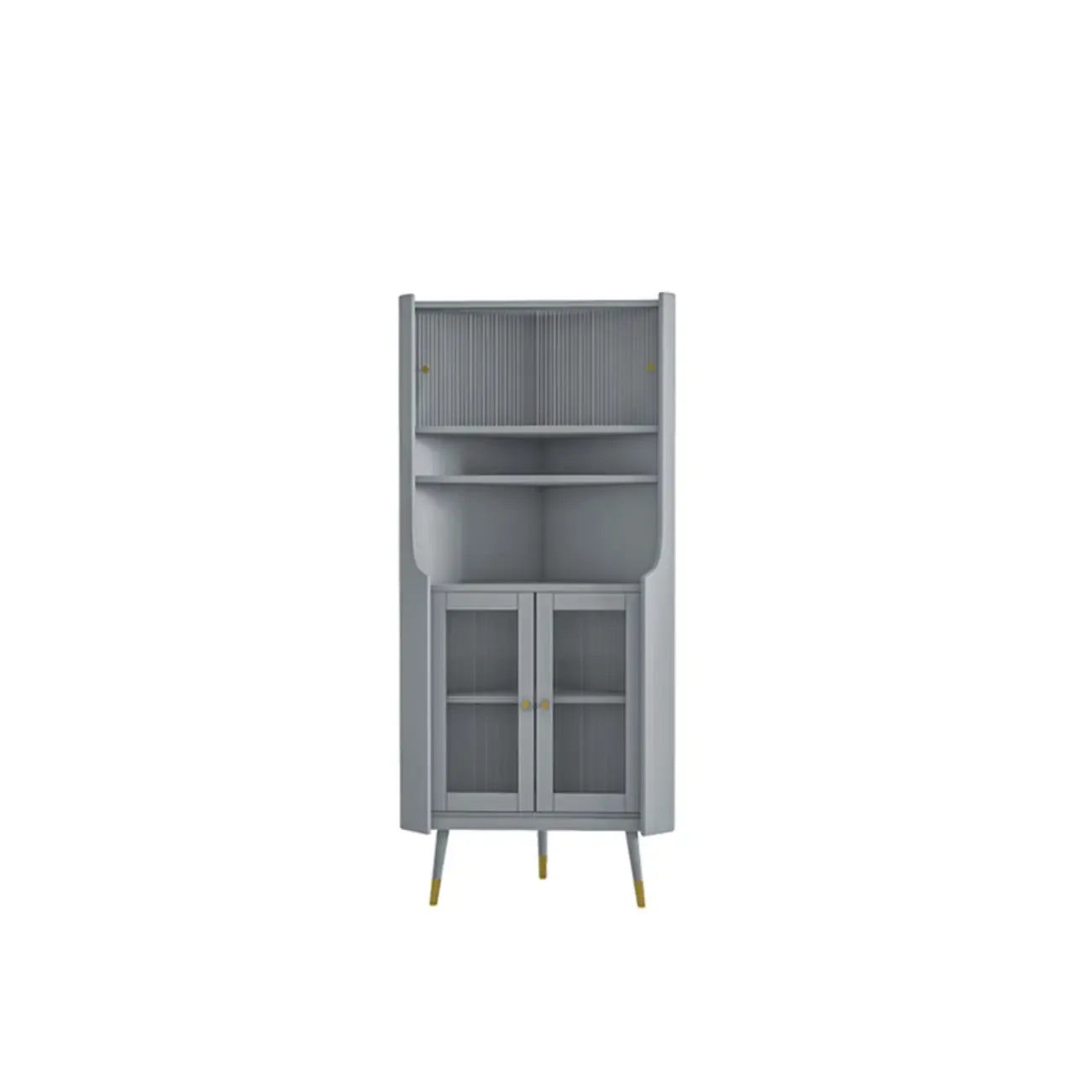 3 Legs Retro Wooden Kitchen Cabinet for Living Room Decor