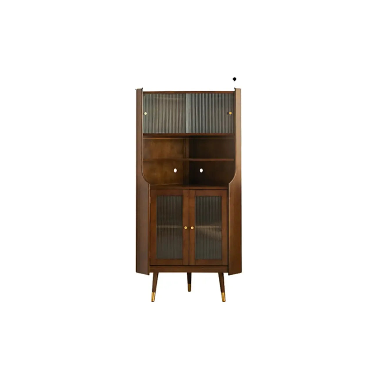 3 Legs Retro Wooden Kitchen Cabinet for Living Room Decor