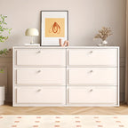 Dove Grey Wood Cabinet with Drawers for Living Room Storage